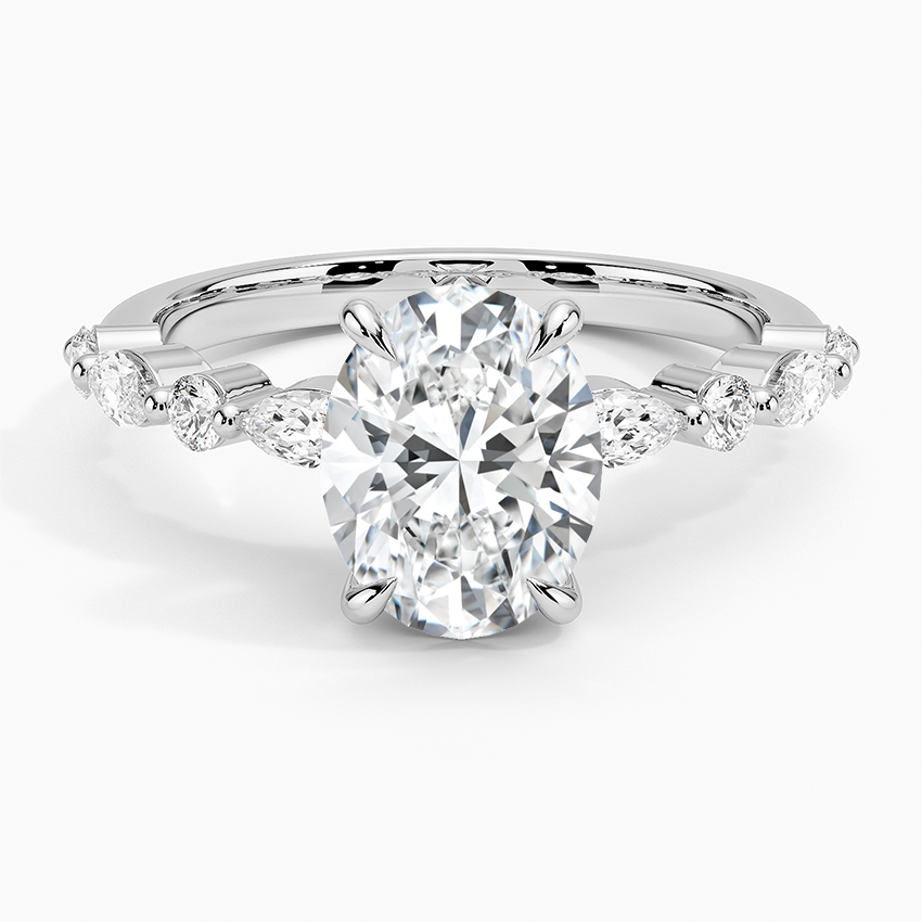 The Angelina - Moissanite Ring