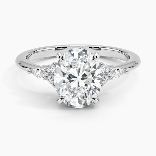 The Lucia - Moissanite Ring