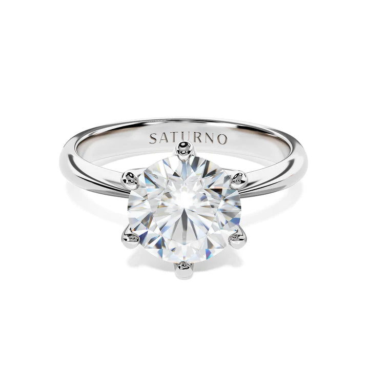 The Saturno - Moissanite Ring