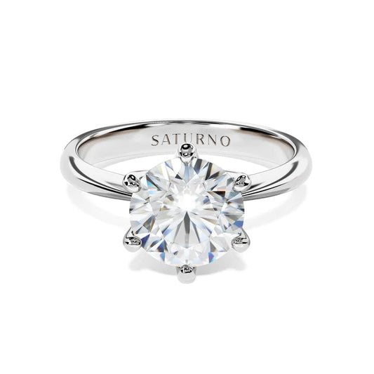 The Saturno - Moissanite Ring