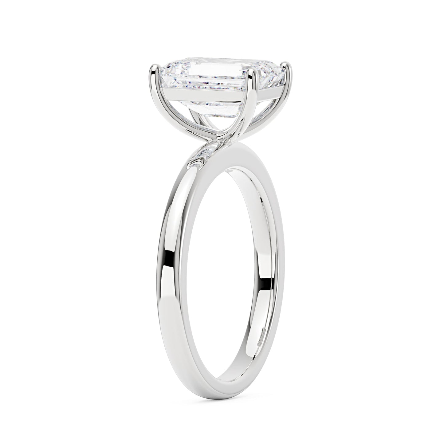 Emerald Cut Solitaire Ring