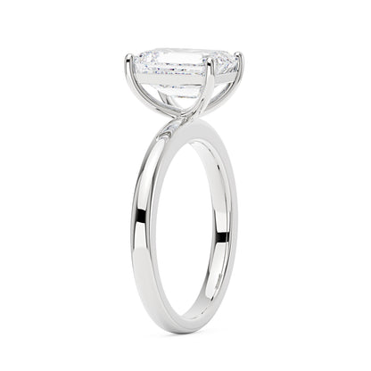 Emerald Cut Solitaire Ring