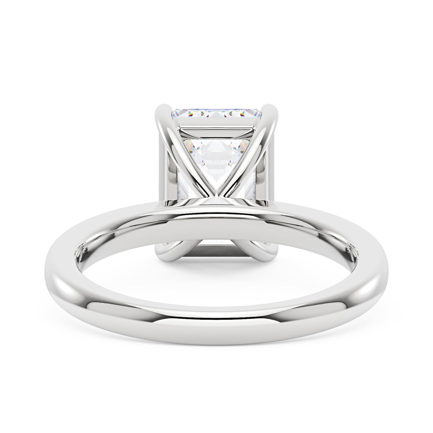 Emerald Cut Solitaire Ring