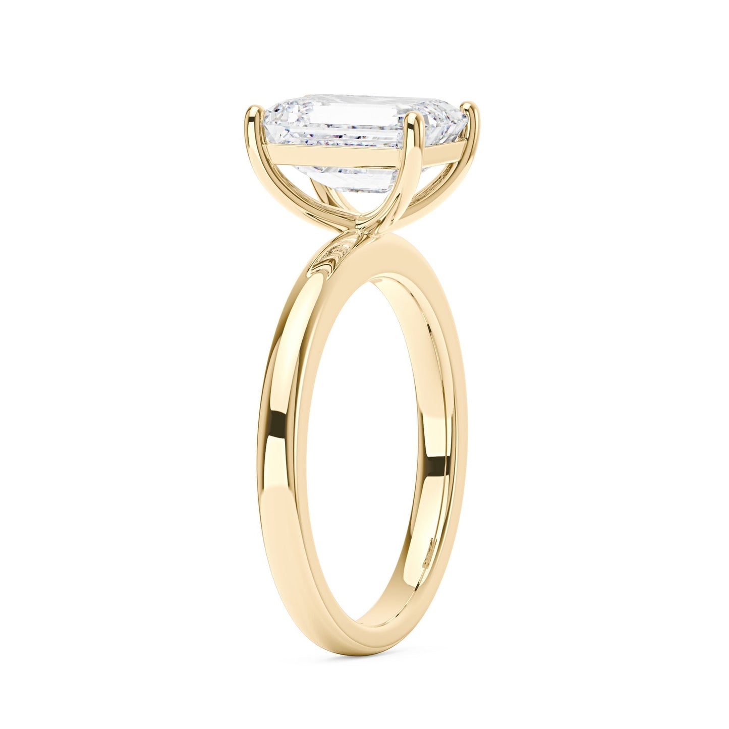 Emerald Cut Solitaire Ring