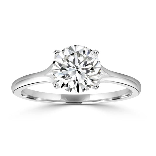 round-whitegold|Round|14K White Gold|18K White Gold|Platinum